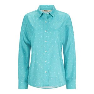 Simms Isle Shirt Women's in Dragonfly Gulf Blue